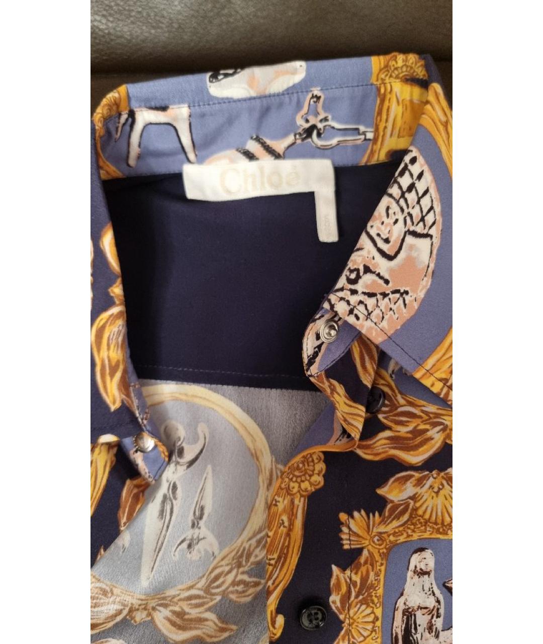 CHLOE Мульти шелковая рубашка, фото 3