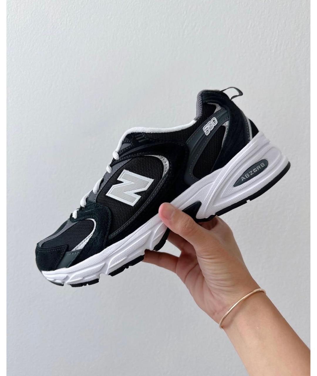 NEW BALANCE Черные замшевые кроссовки, фото 3