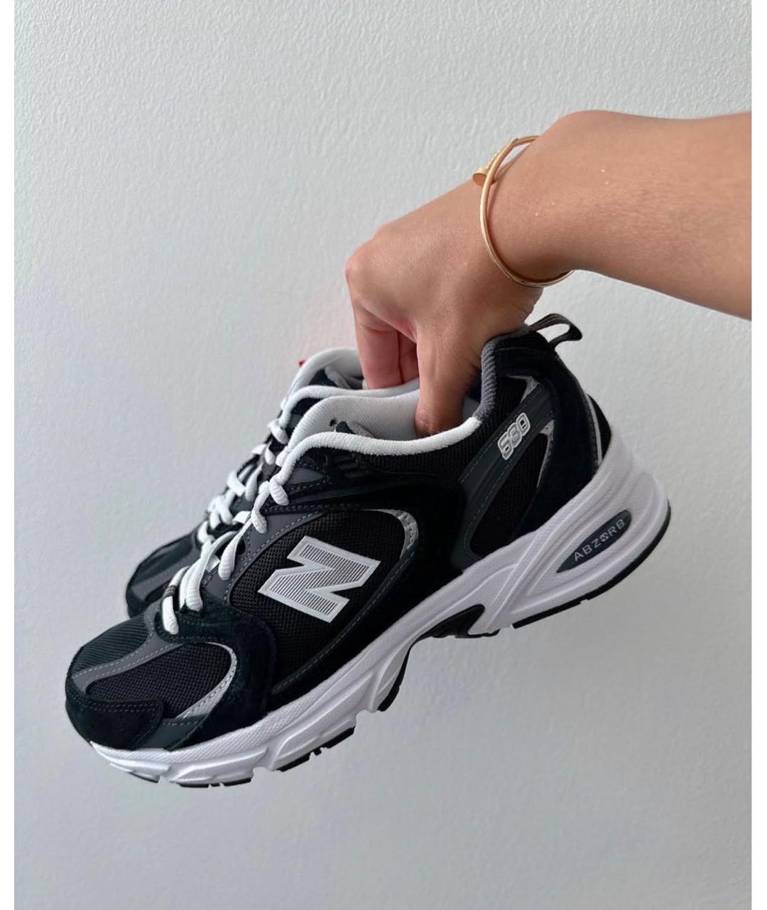 NEW BALANCE Черные замшевые кроссовки, фото 2