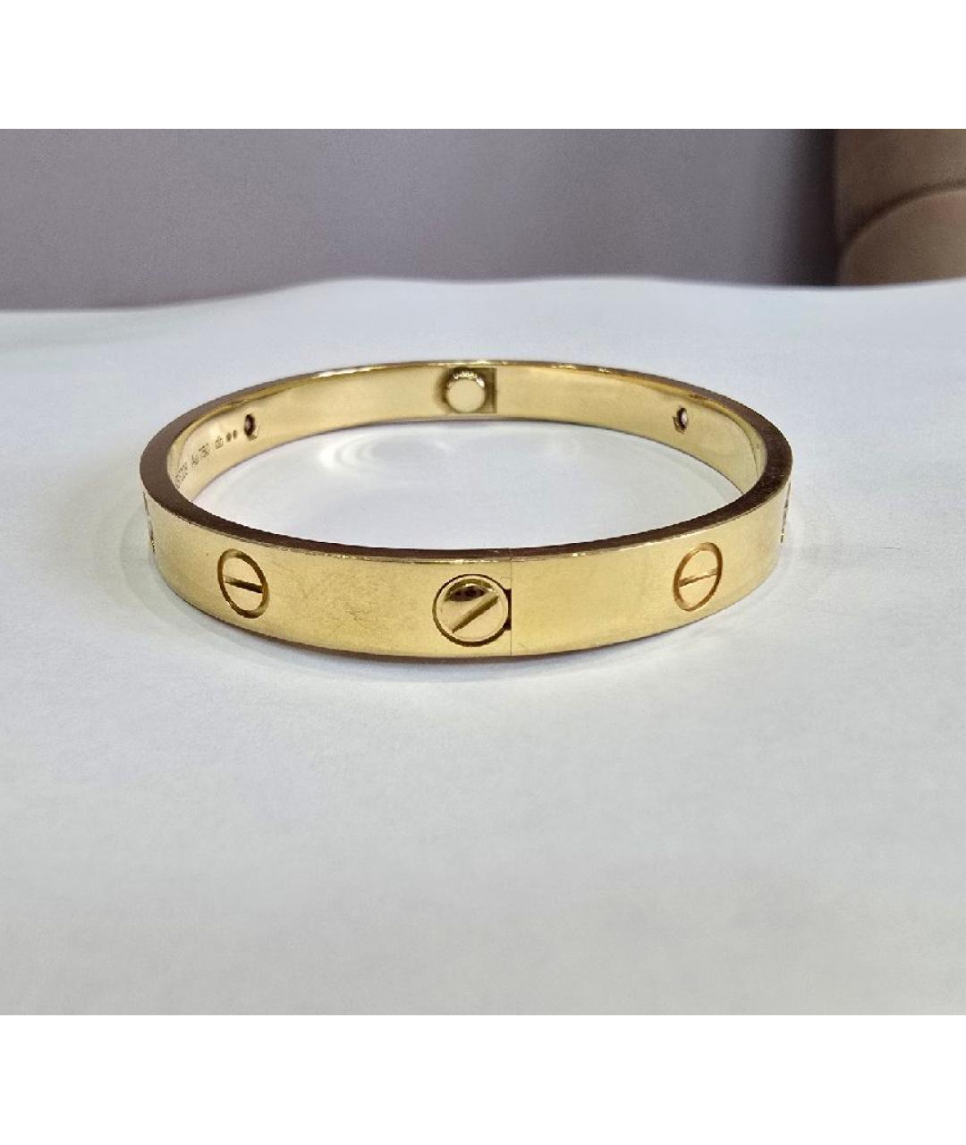 CARTIER Золотой браслет из желтого золота, фото 3