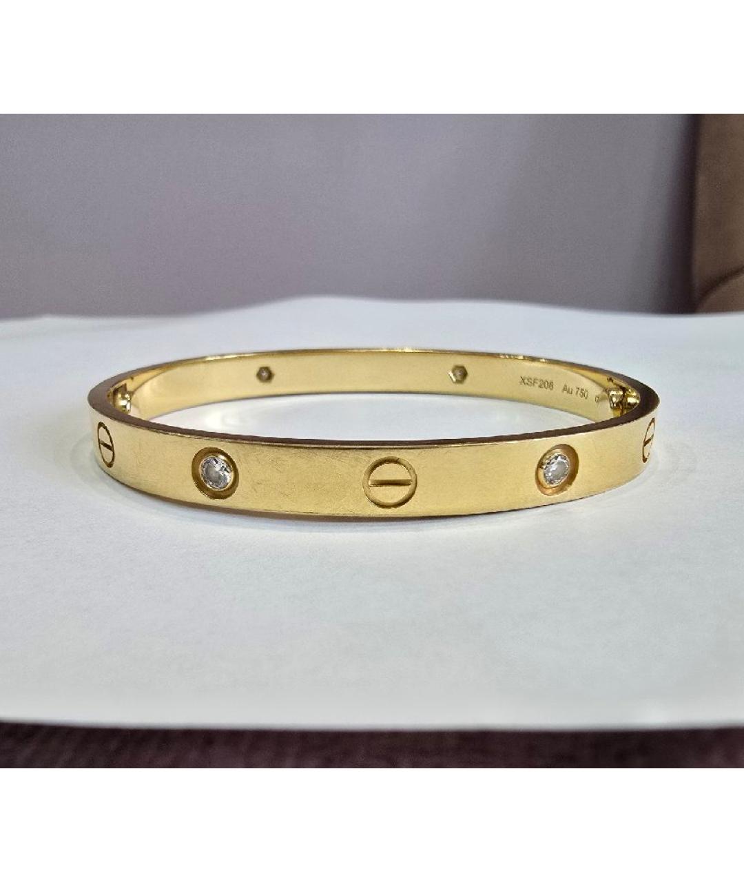 CARTIER Золотой браслет из желтого золота, фото 2