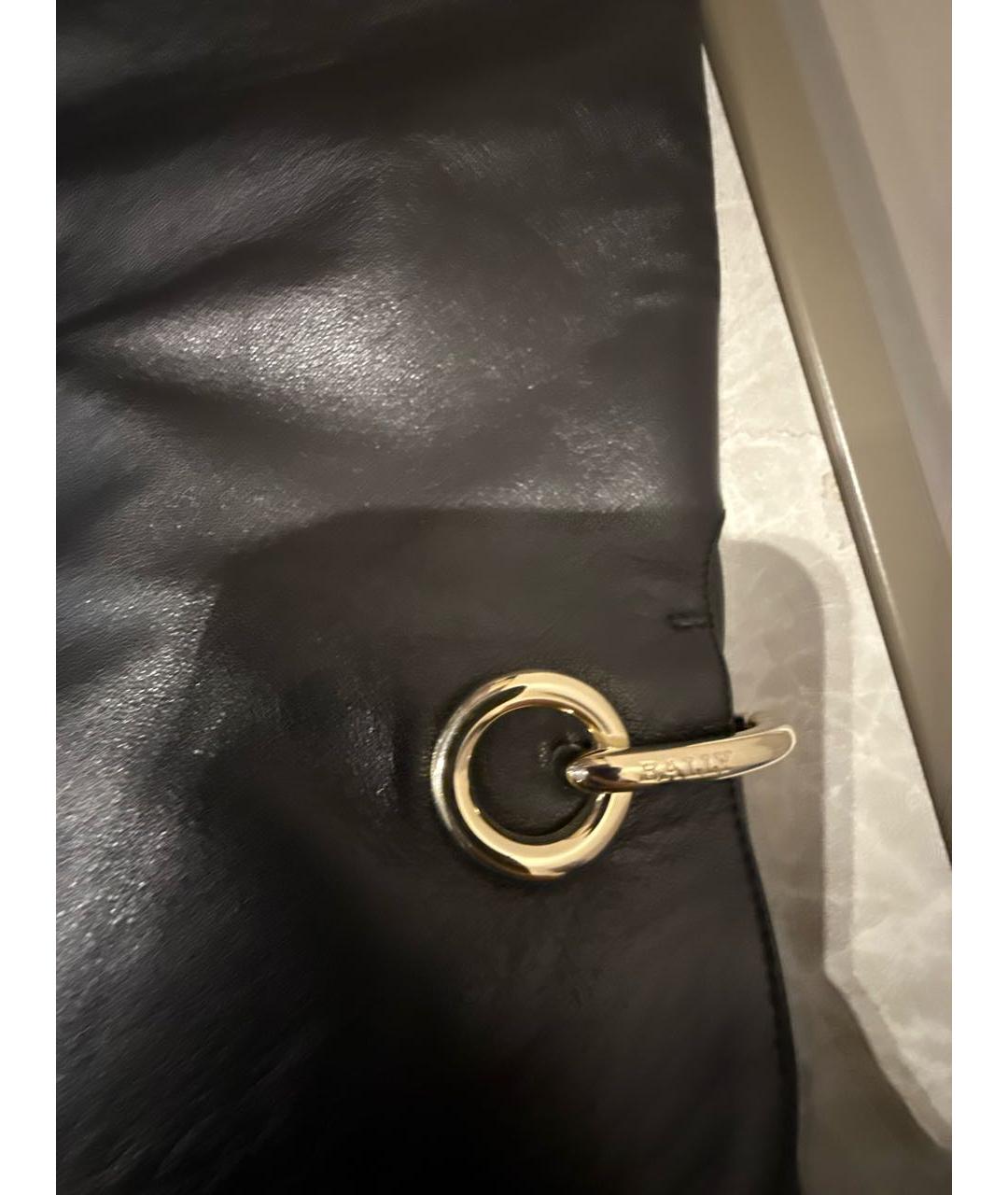 BALLY Черные кожаные сапоги, фото 3