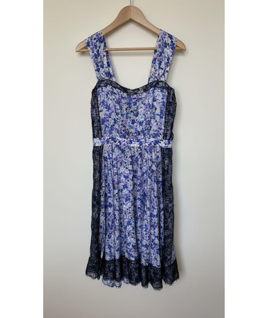 DOLCE&GABBANA Голубой вискозный сарафан, фото 8