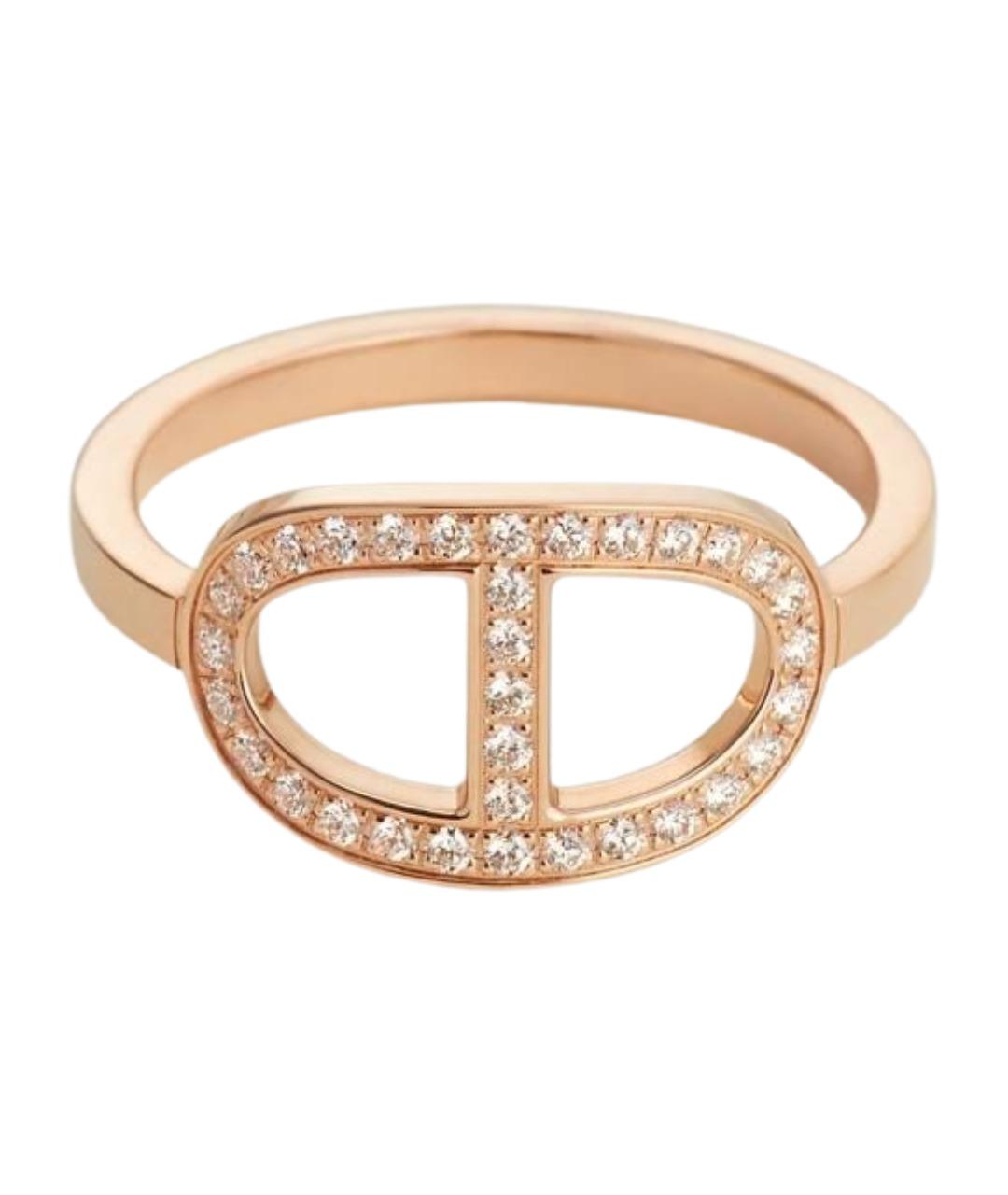 HERMES Золотое кольцо из розового золота, фото 1