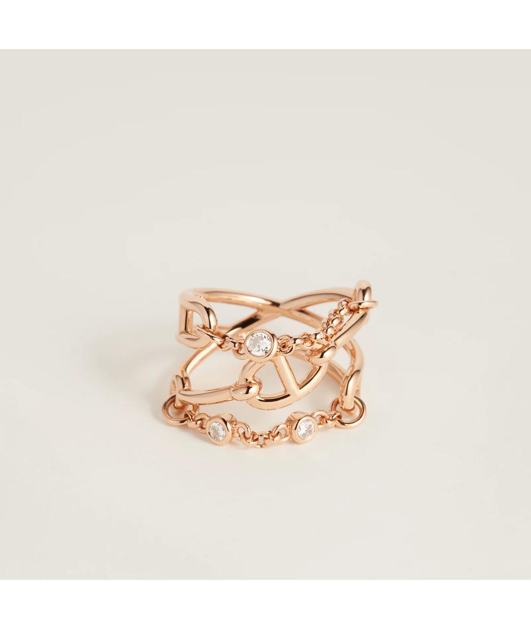 HERMES Золотое кольцо из розового золота, фото 3