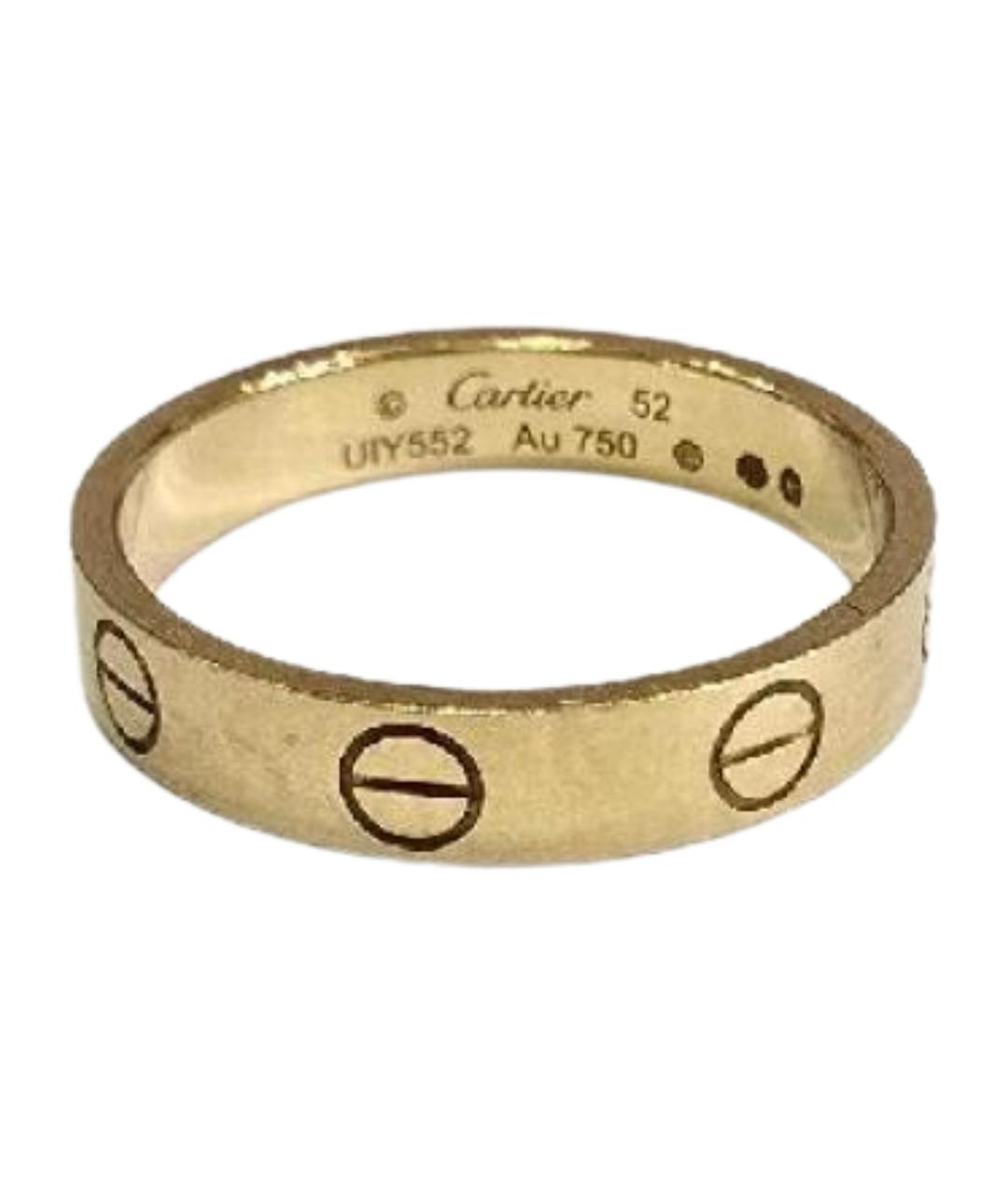 CARTIER Золотое кольцо из желтого золота, фото 1