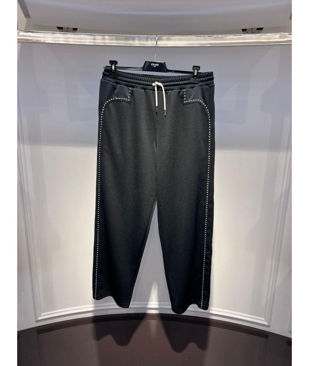 CELINE Черные повседневные брюки, фото 3