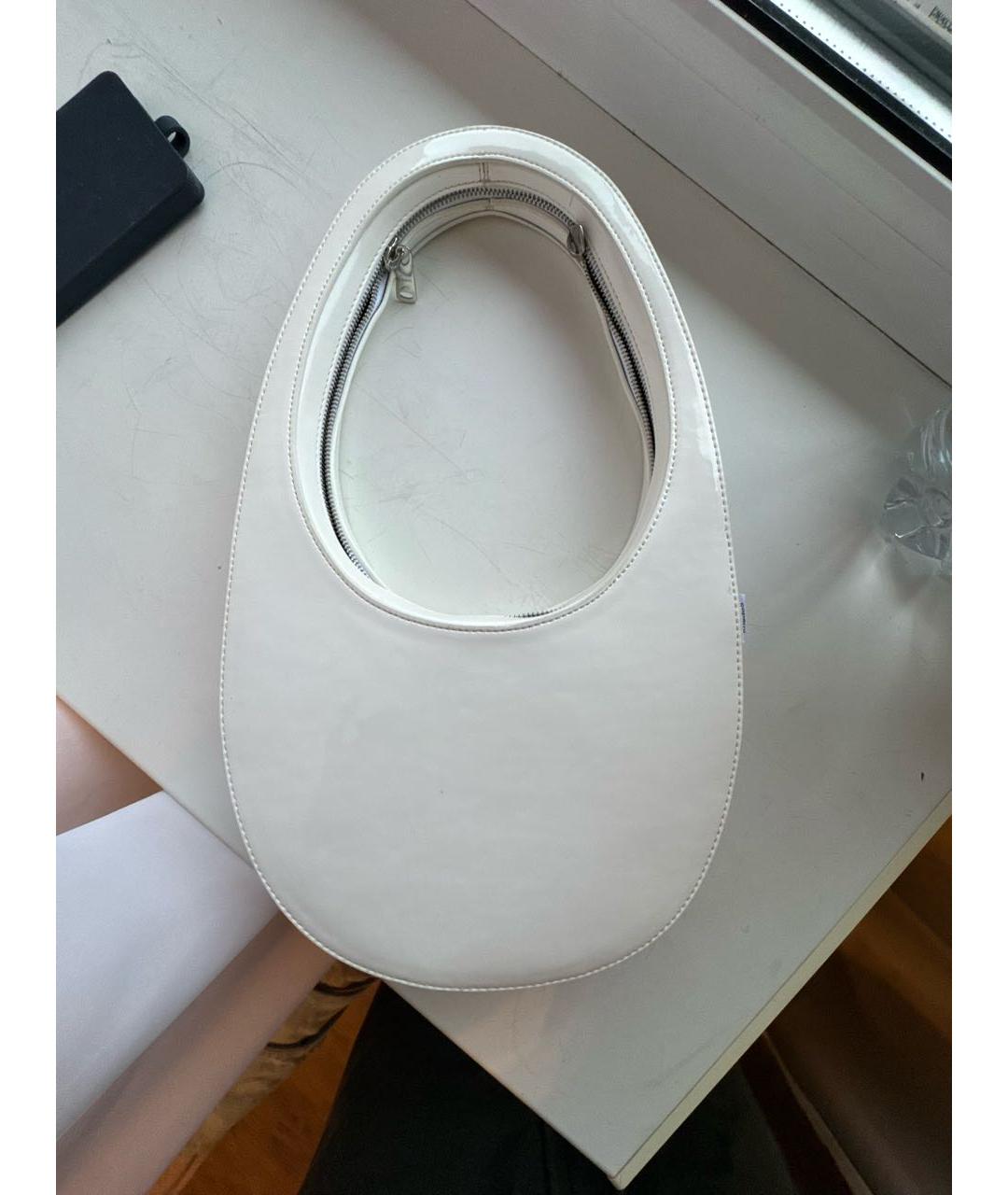 COPERNI Белая кожаная сумка через плечо, фото 2