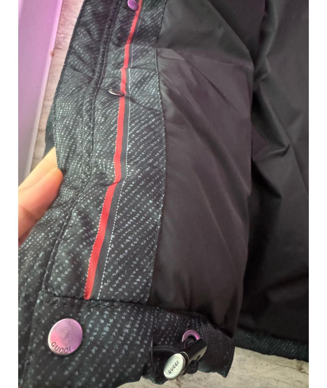 GUCCI Серая полиэстеровая куртка, фото 4