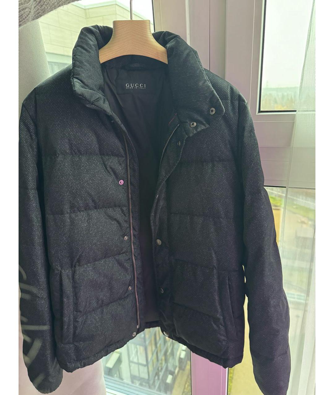 GUCCI Серая полиэстеровая куртка, фото 5