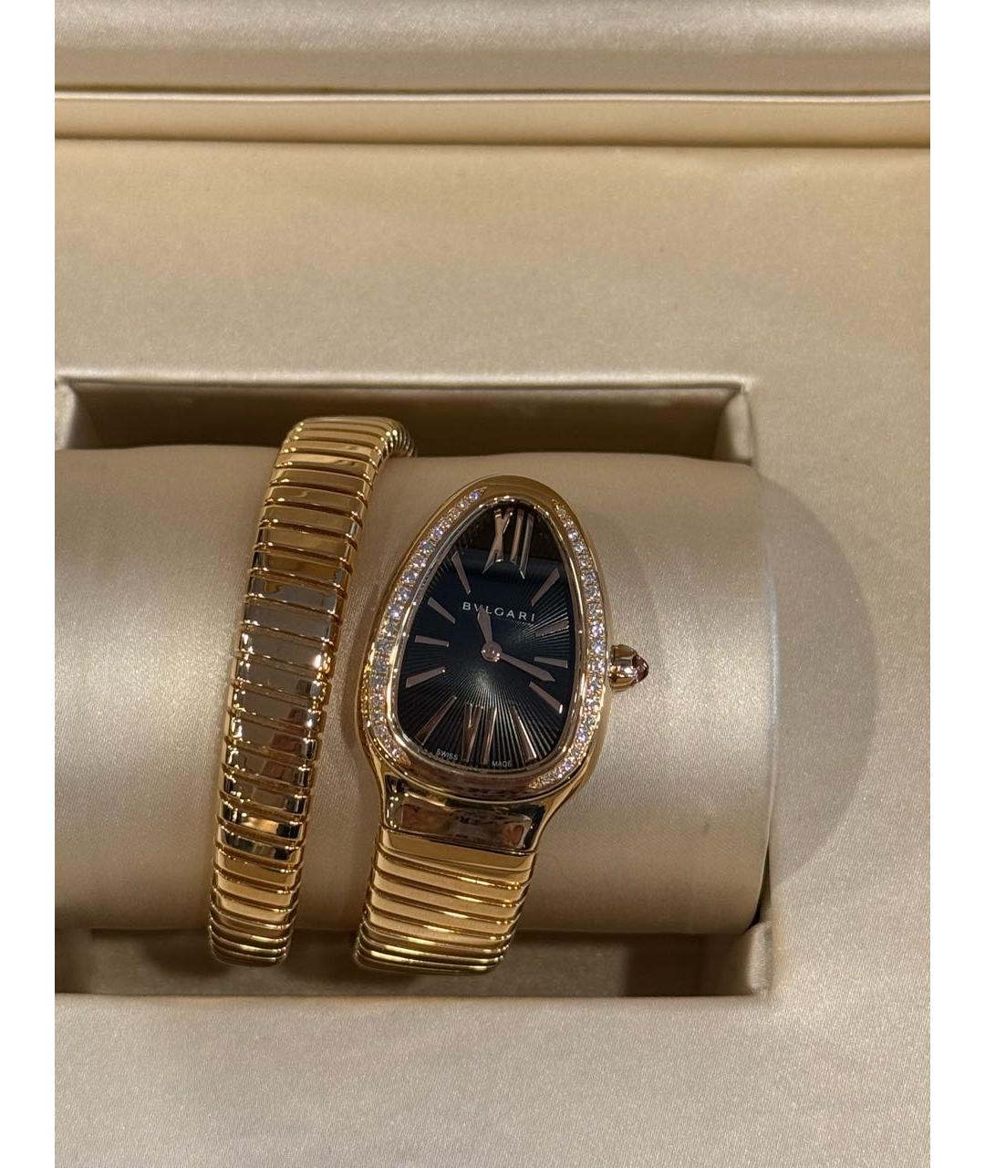 BVLGARI Золотые часы из розового золота, фото 7