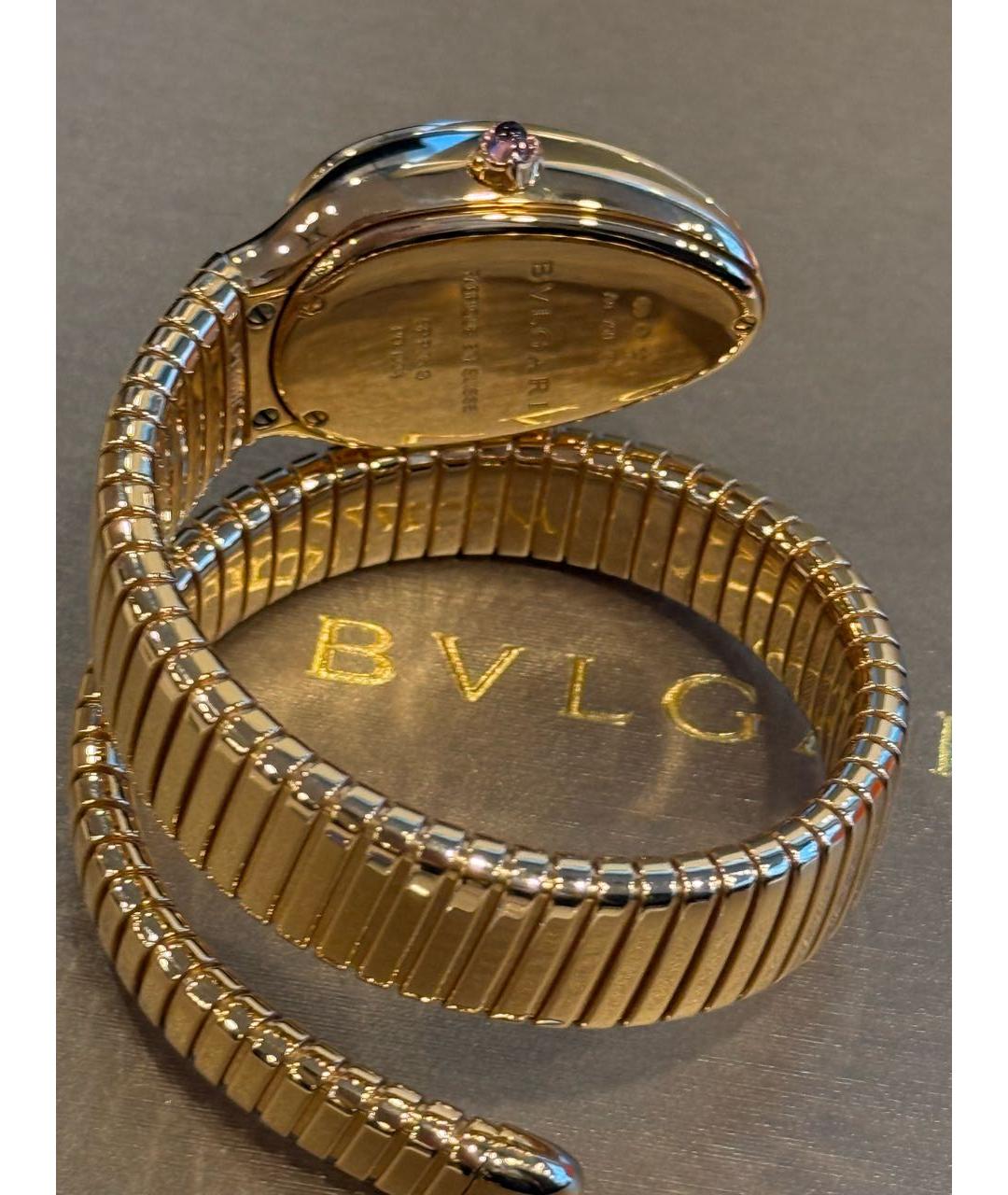 BVLGARI Золотые часы из розового золота, фото 3