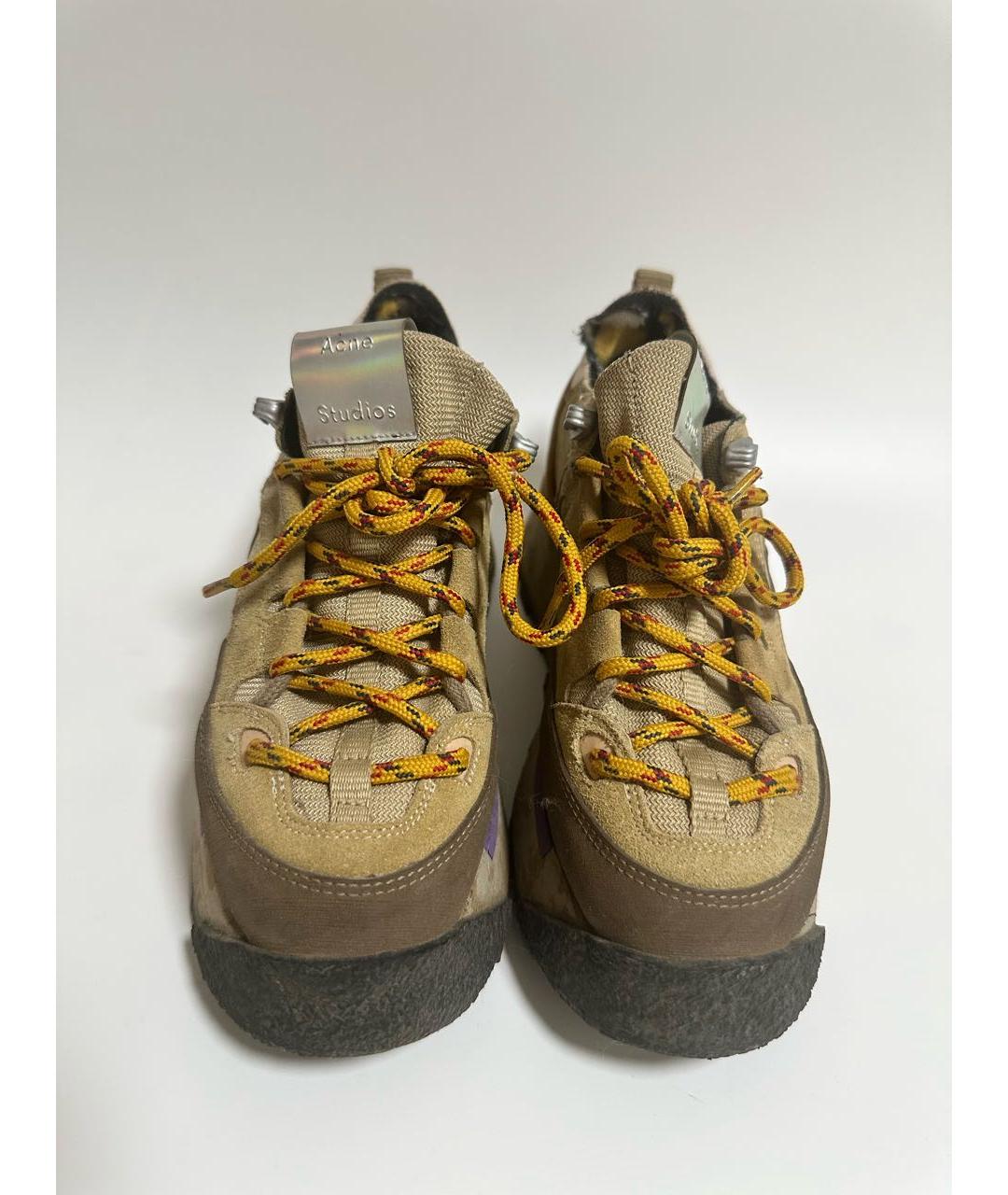 ACNE STUDIOS Бежевые кроссовки, фото 3