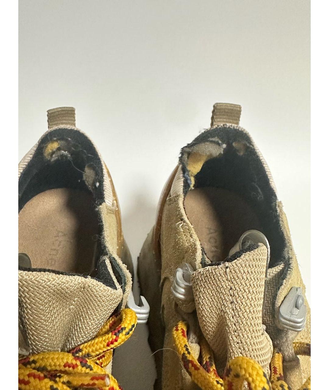 ACNE STUDIOS Бежевые кроссовки, фото 6