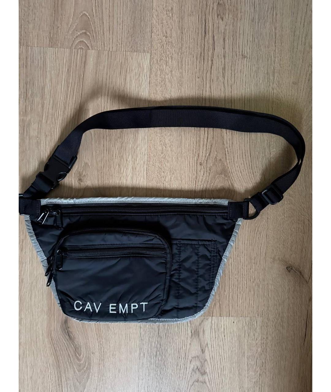 CAV EMPT Черная тканевая сумка на плечо, фото 9