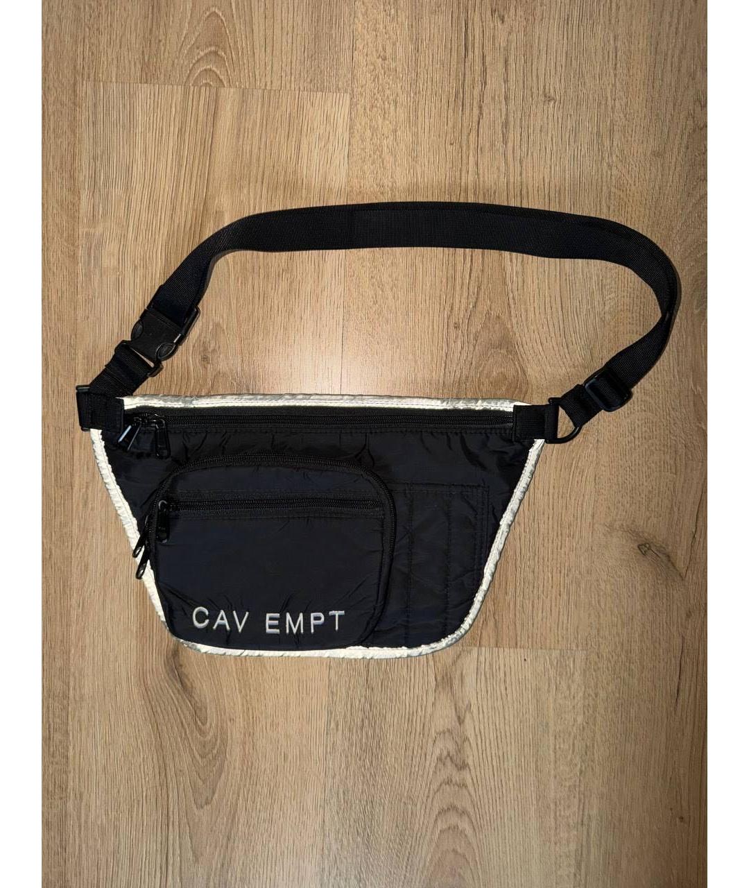 CAV EMPT Черная тканевая сумка на плечо, фото 3