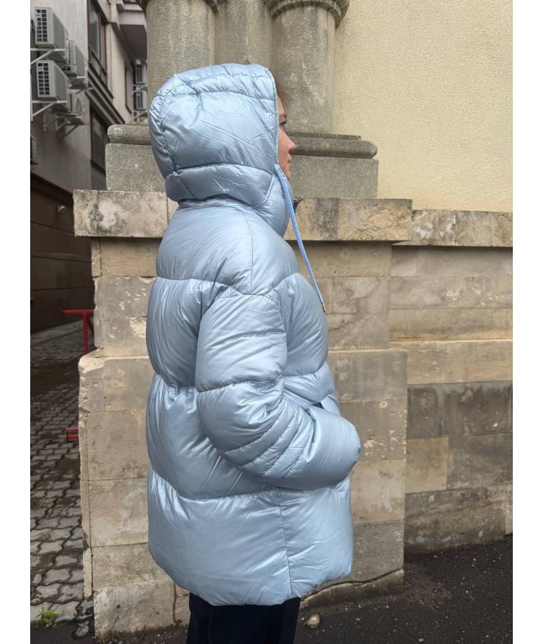 HERNO Голубой пуховик, фото 5
