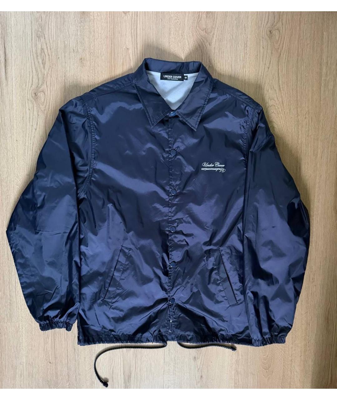 UNDERCOVER Темно-синяя полиэстеровая куртка, фото 9