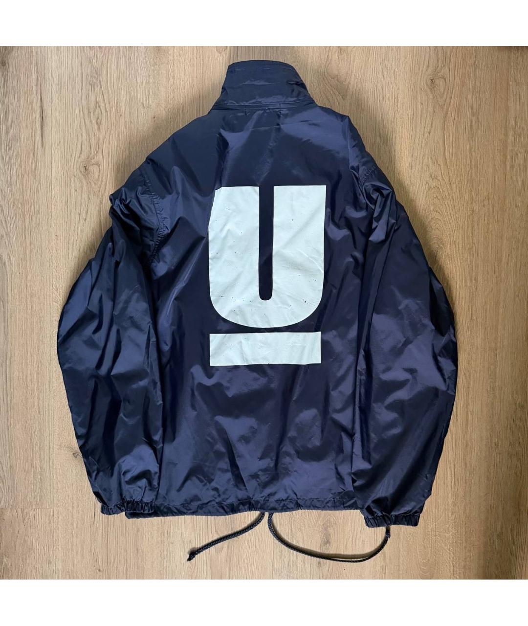 UNDERCOVER Темно-синяя полиэстеровая куртка, фото 2