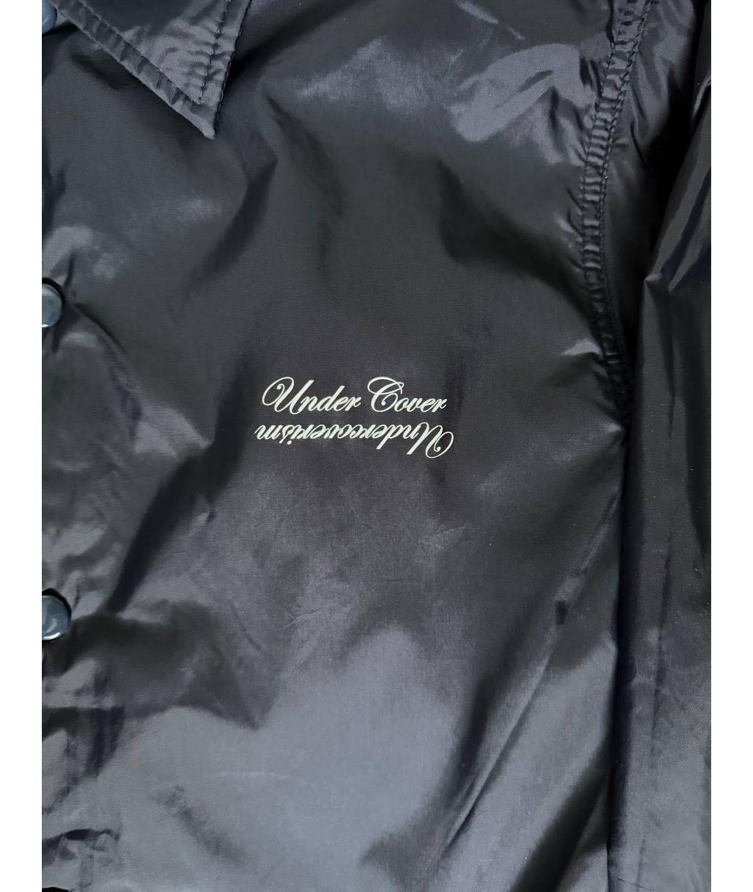 UNDERCOVER Темно-синяя полиэстеровая куртка, фото 4