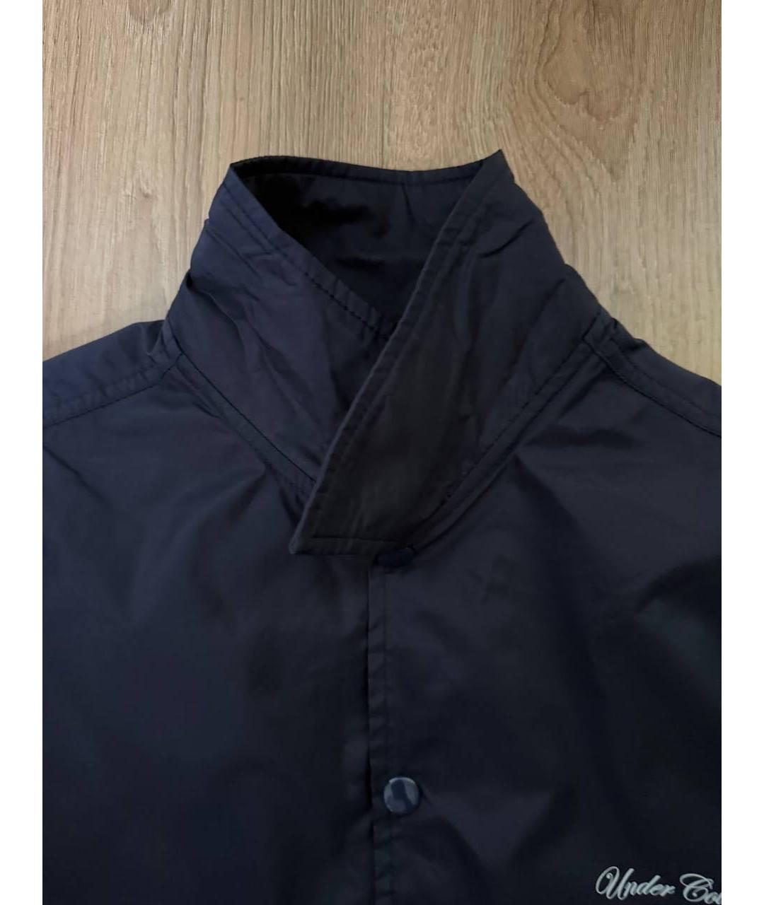 UNDERCOVER Темно-синяя полиэстеровая куртка, фото 3