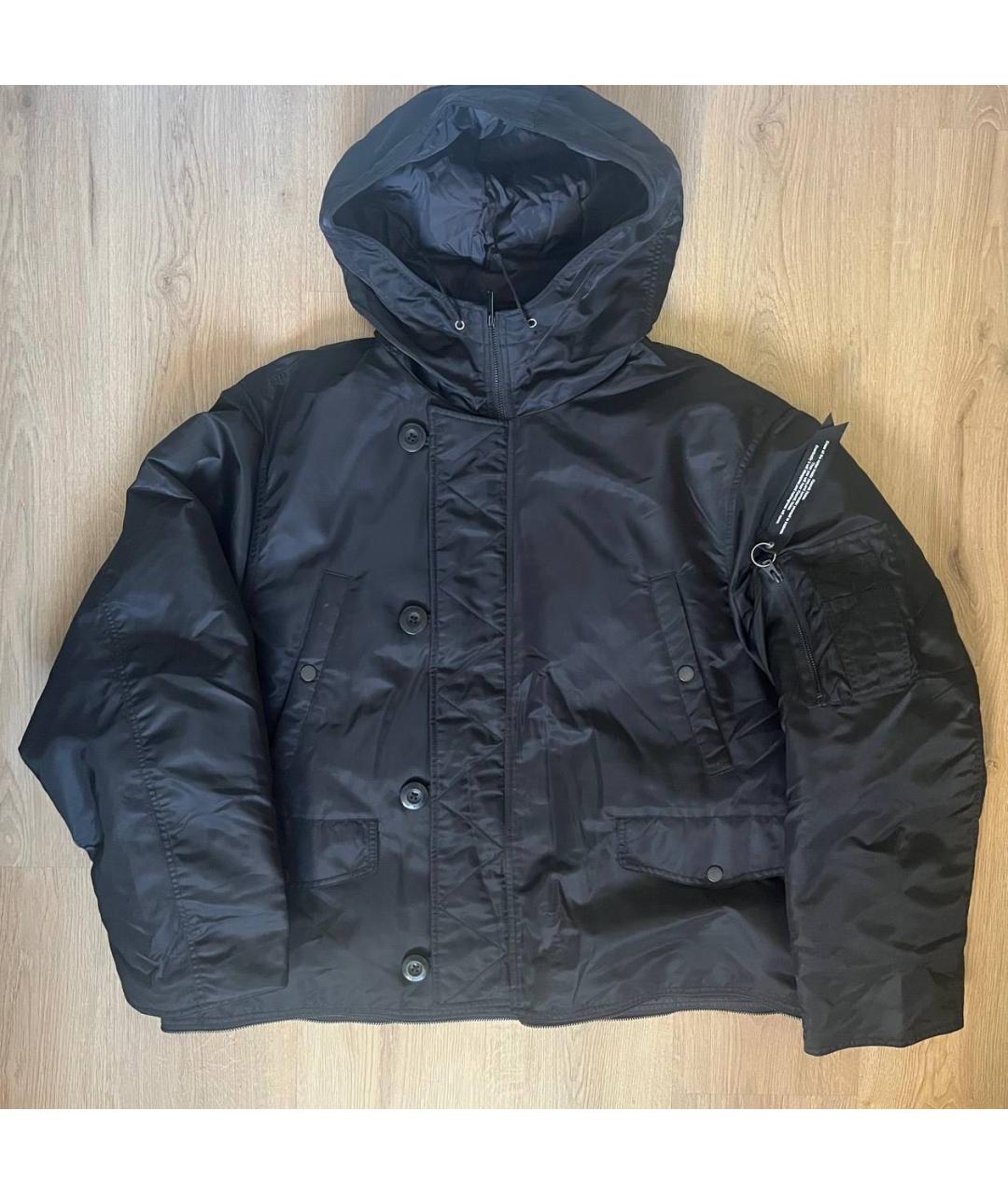 UNDERCOVER Черная полиэстеровая куртка, фото 3