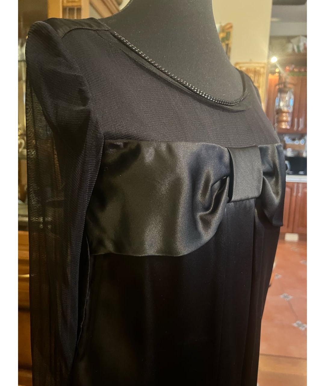 DOLCE&GABBANA Черный шелковый костюм с юбками, фото 6