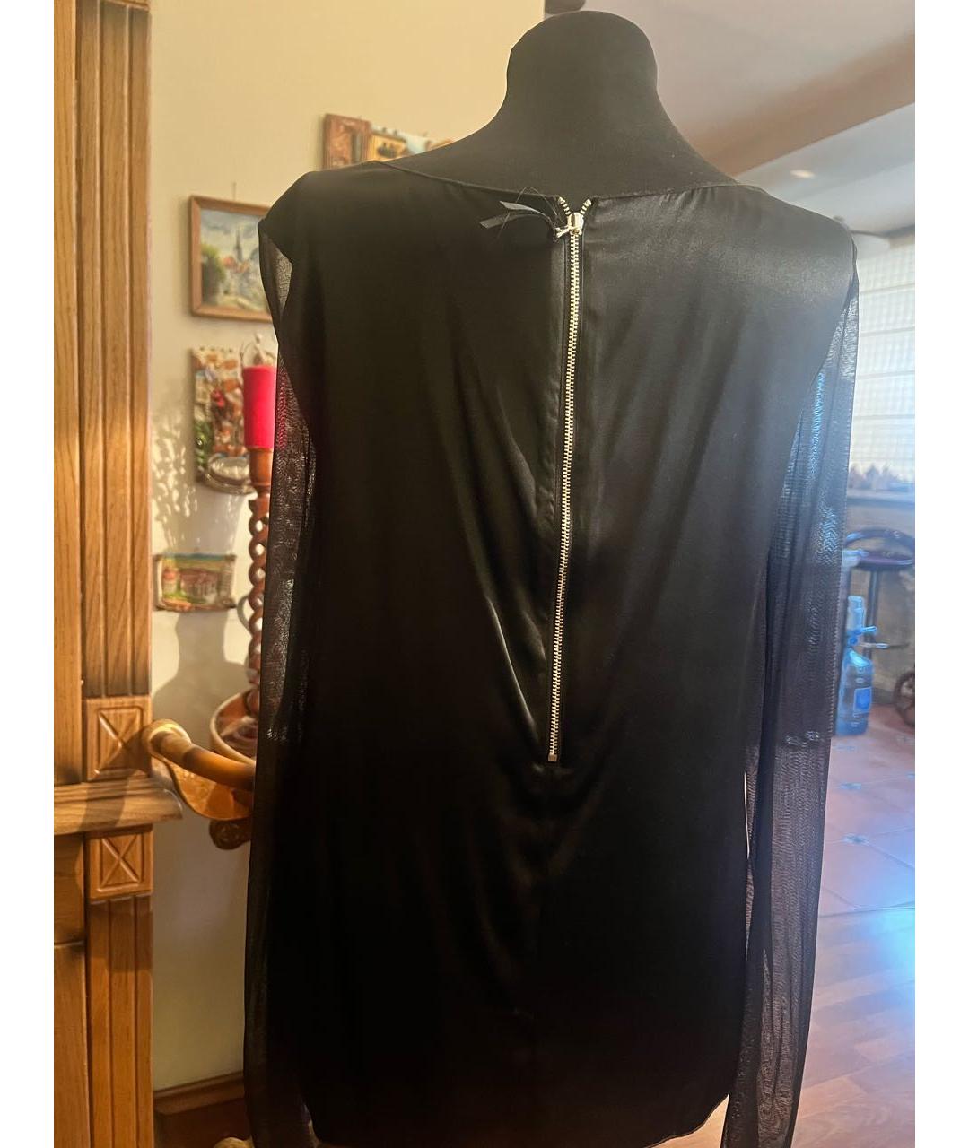 DOLCE&GABBANA Черный шелковый костюм с юбками, фото 3