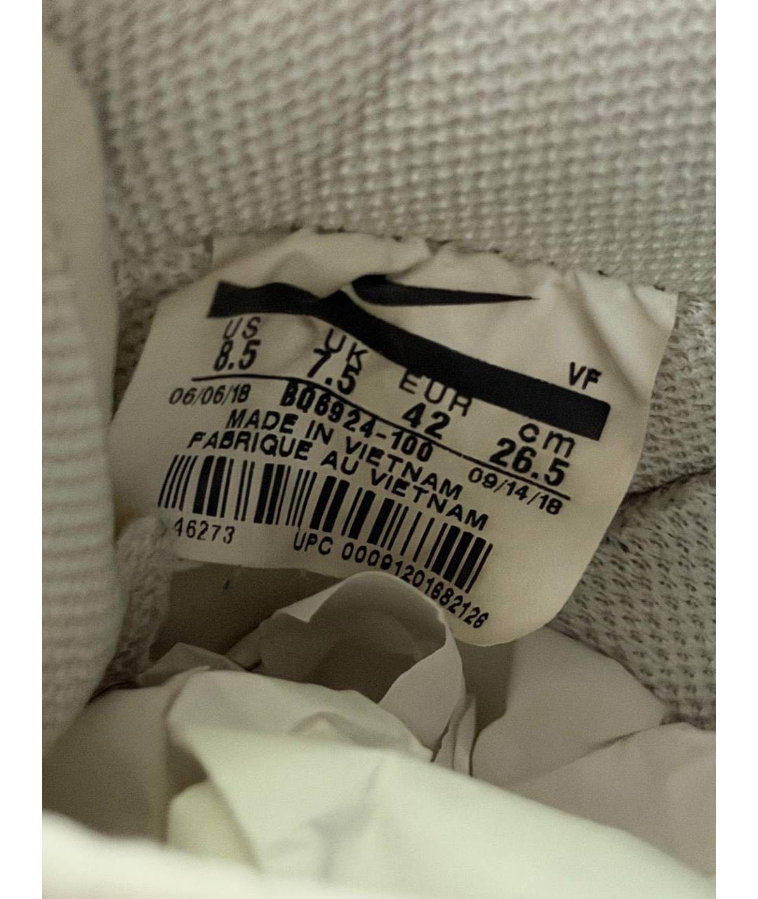 NIKE Белые кожаные низкие кроссовки / кеды, фото 8