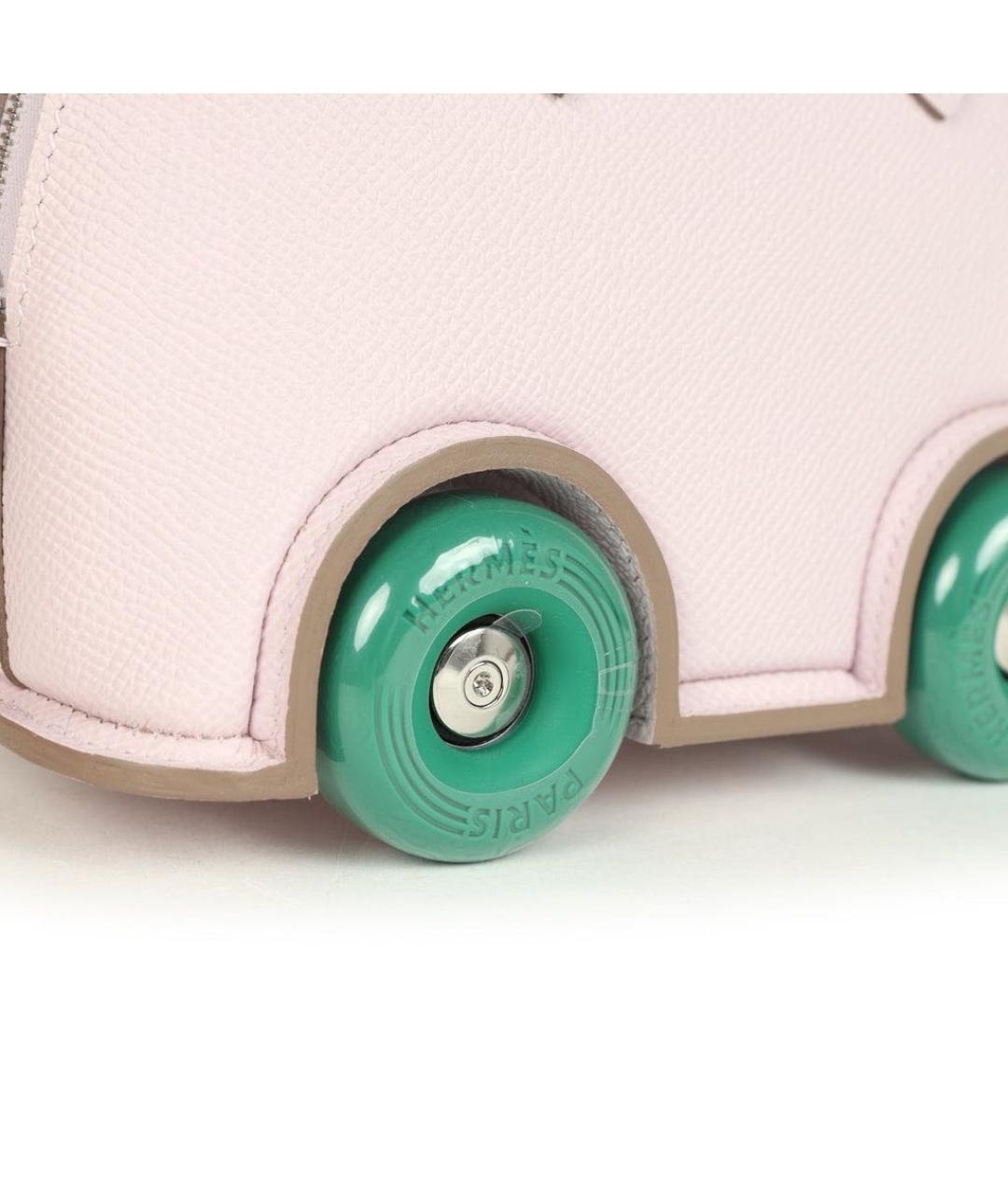 HERMES Белая кожаная сумка тоут, фото 6