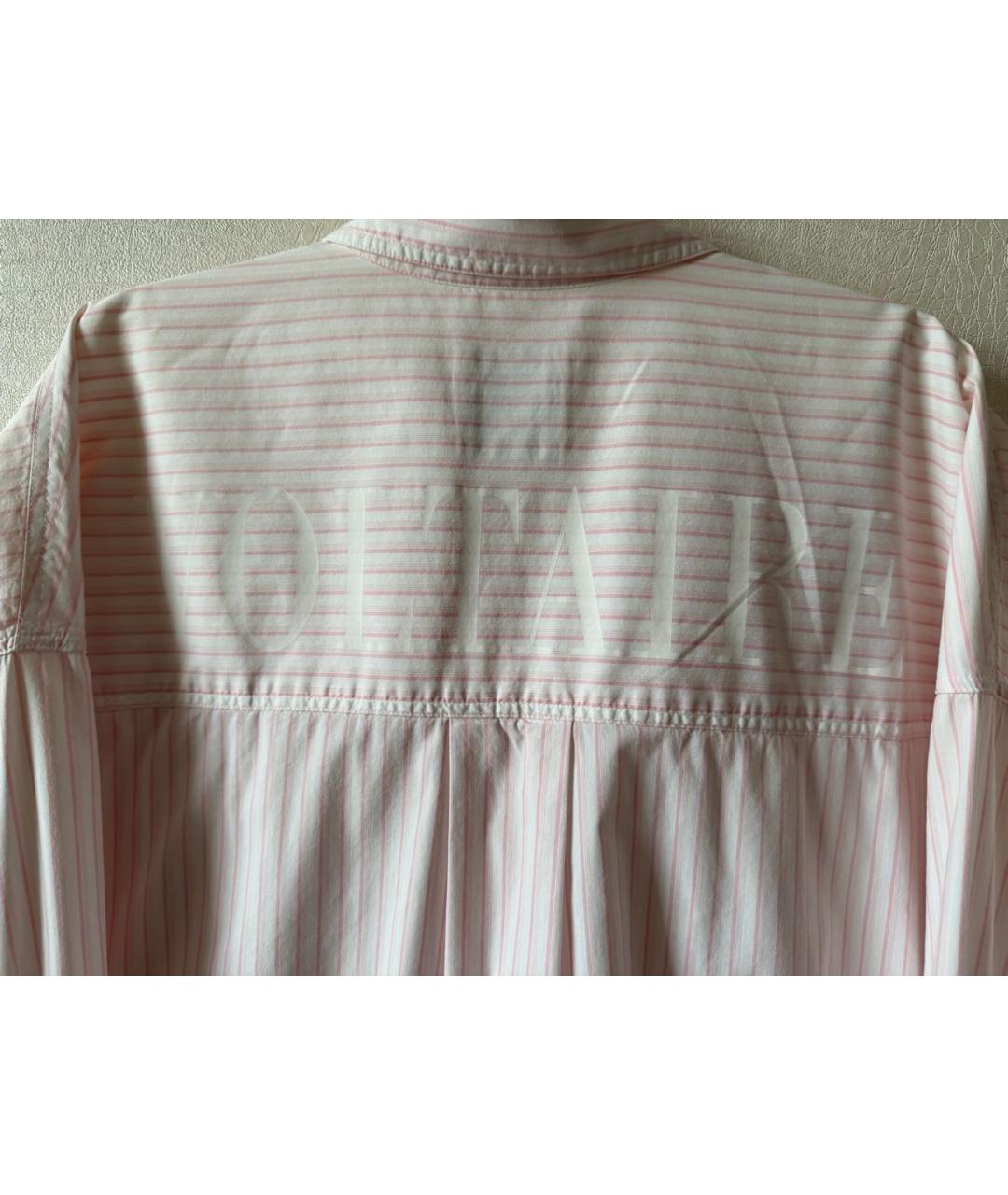 ZADIG & VOLTAIRE Розовая хлопковая рубашка, фото 3