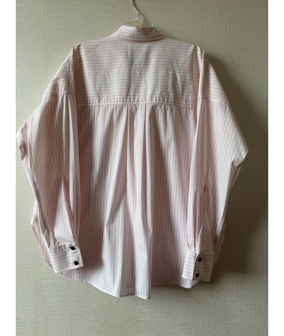 ZADIG & VOLTAIRE Розовая хлопковая рубашка, фото 2