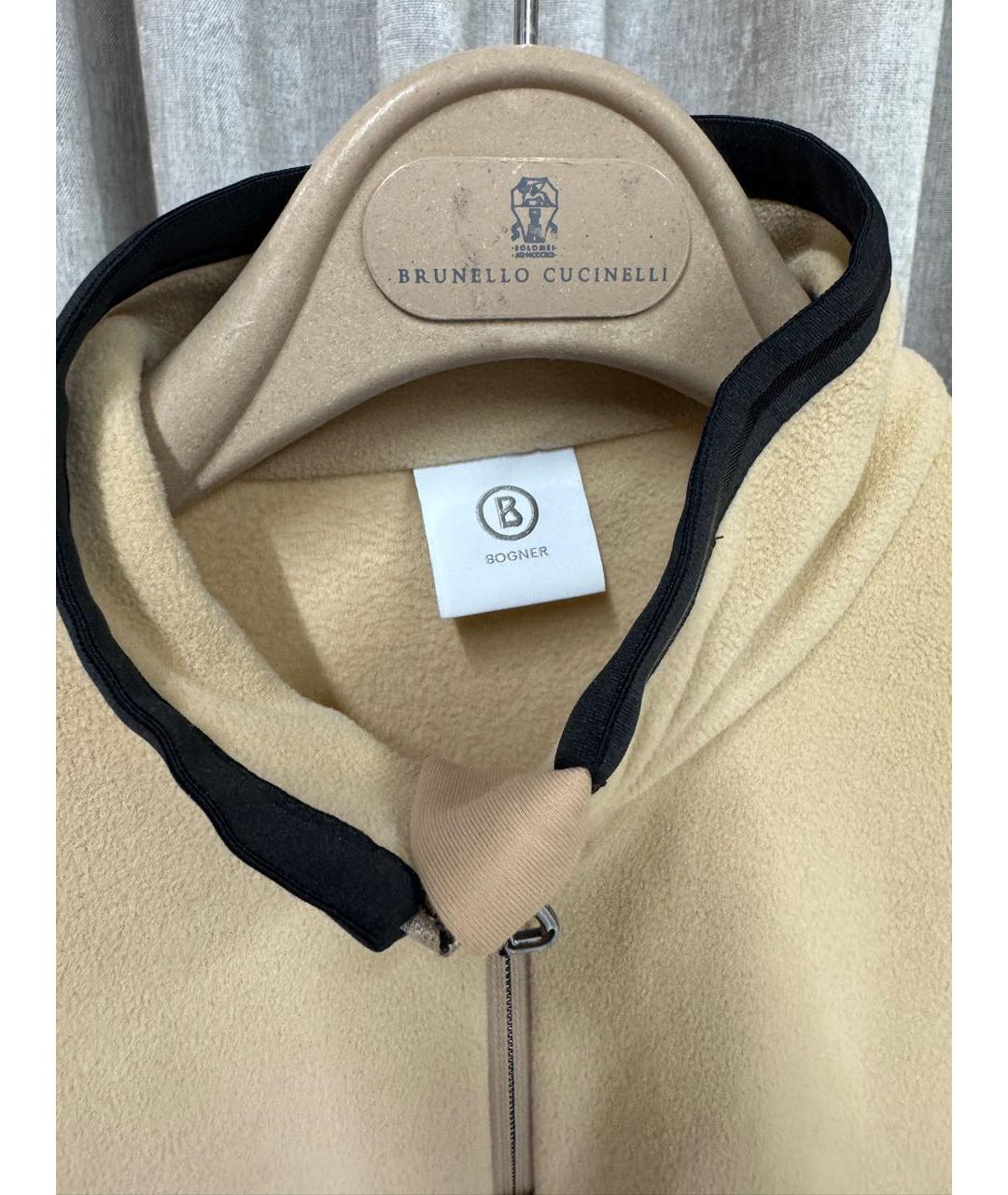 BOGNER Бежевый полиэстеровый джемпер / свитер, фото 3