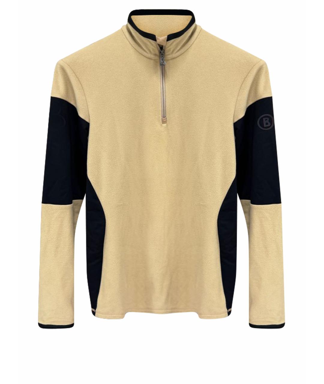 BOGNER Бежевый полиэстеровый джемпер / свитер, фото 1