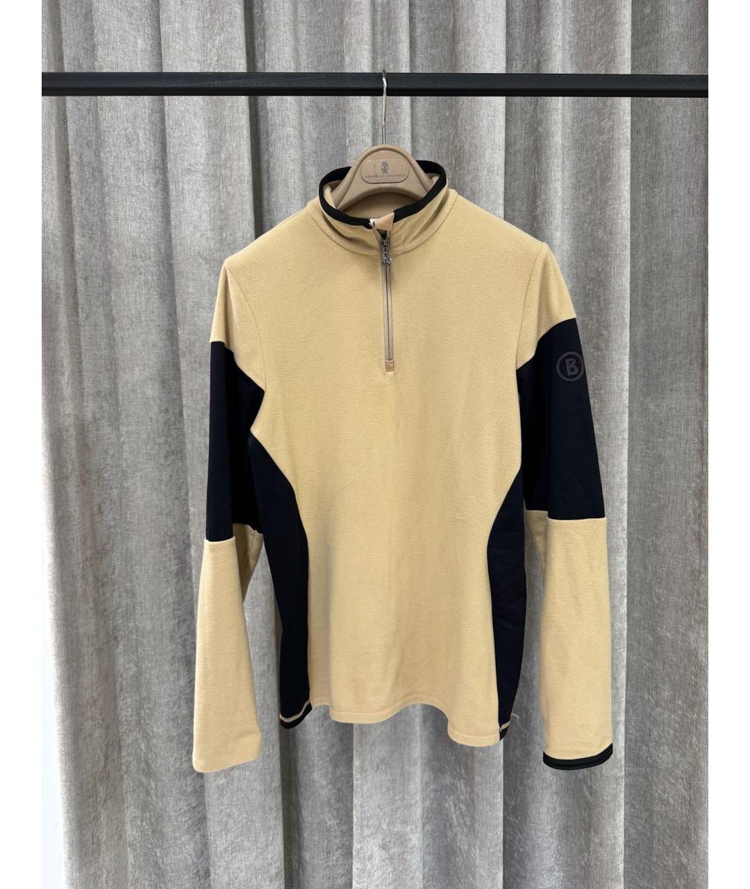 BOGNER Бежевый полиэстеровый джемпер / свитер, фото 5