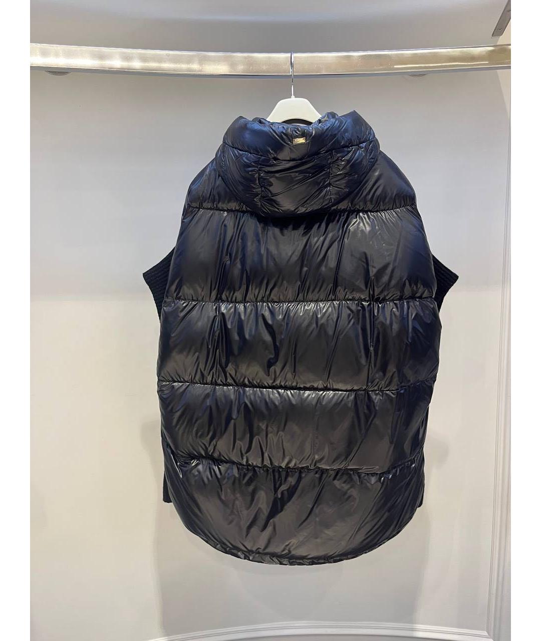 HERNO Черный полиамидовый жилет, фото 2