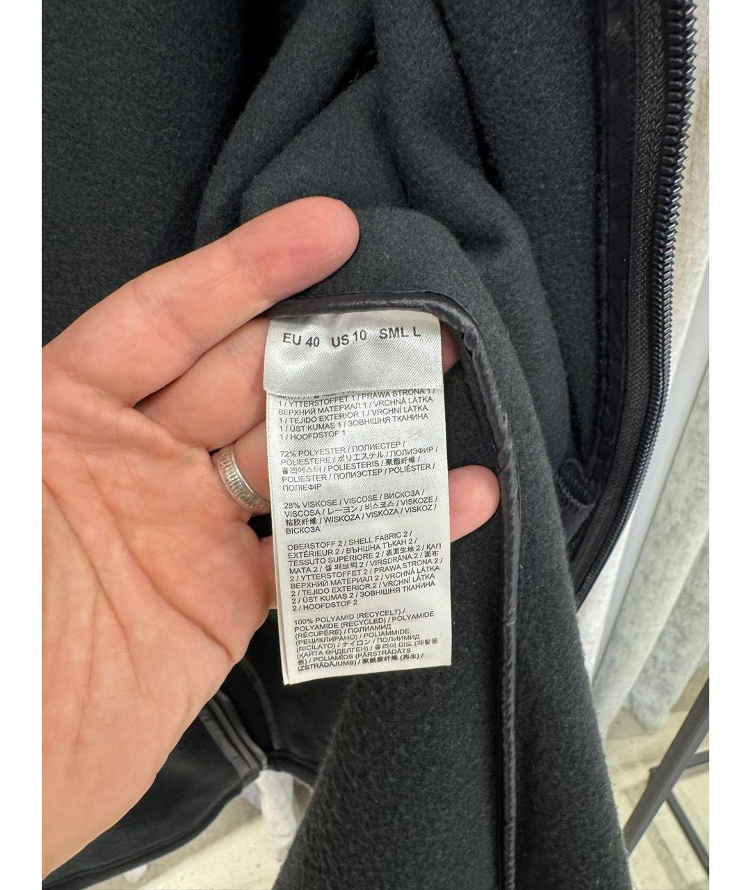 BOGNER Черный полиэстеровый кардиган, фото 4