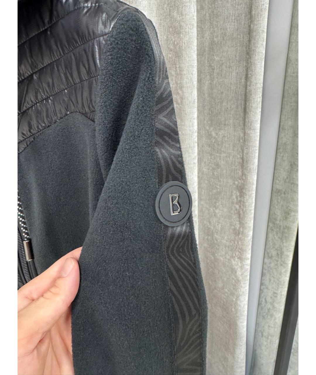 BOGNER Черный полиэстеровый кардиган, фото 5