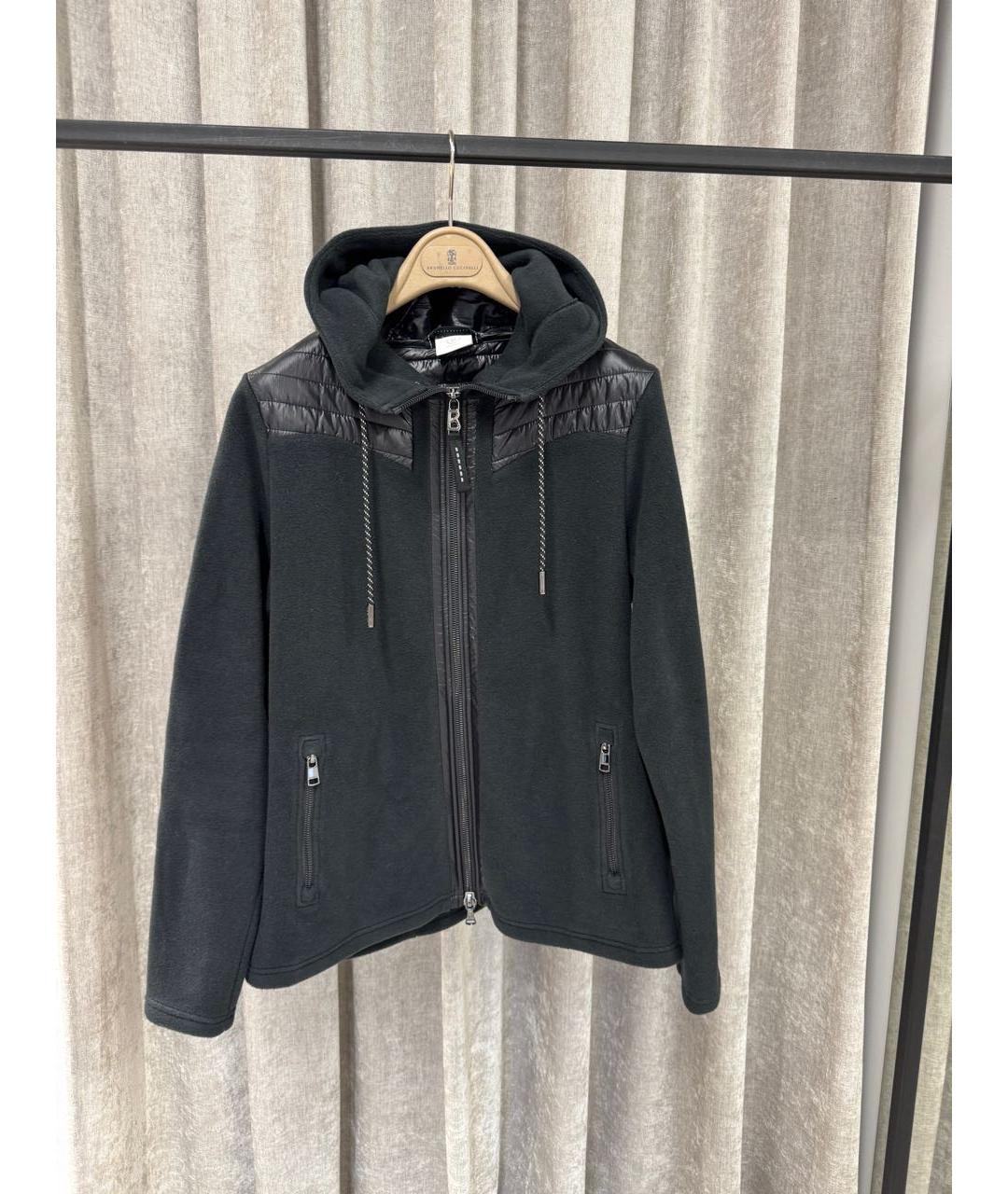 BOGNER Черный полиэстеровый кардиган, фото 6