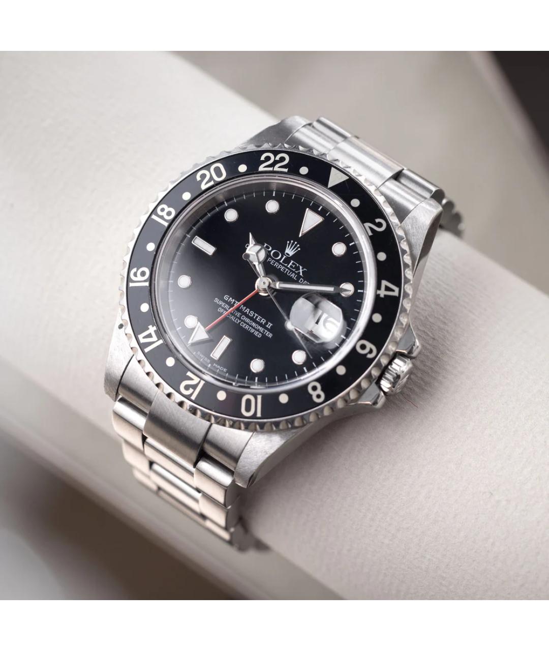 ROLEX Серебряные металлические часы, фото 2