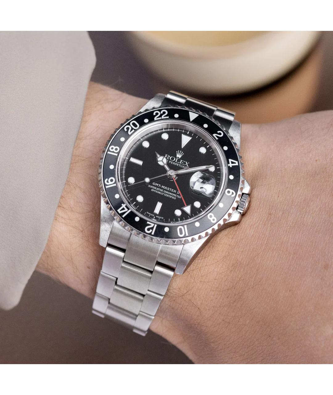 ROLEX Серебряные металлические часы, фото 4