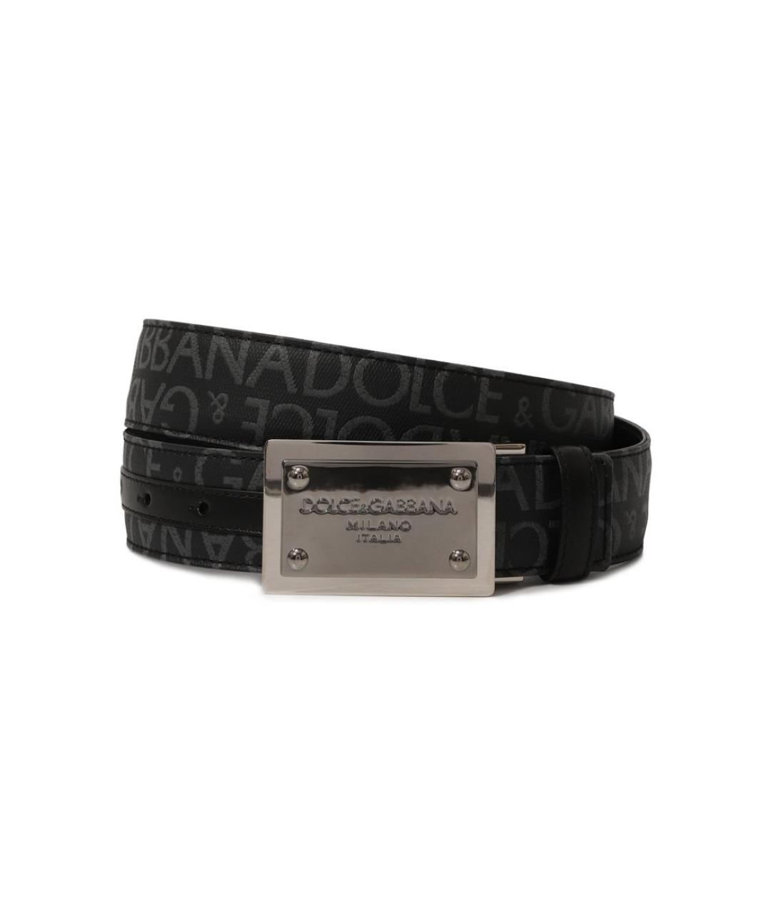 DOLCE&GABBANA Черный ремень, фото 1