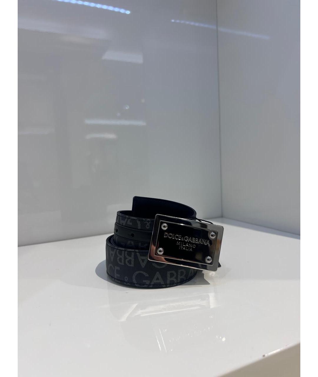 DOLCE&GABBANA Черный ремень, фото 2