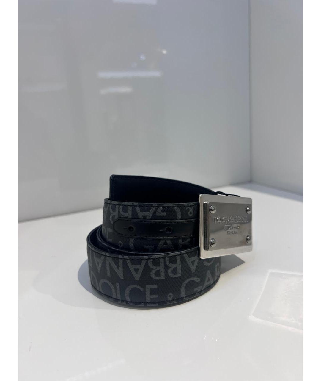 DOLCE&GABBANA Черный ремень, фото 3