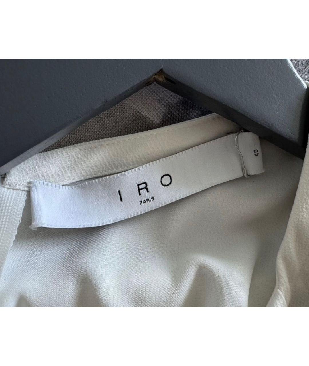 IRO Белое полиэстеровое повседневное платье, фото 3