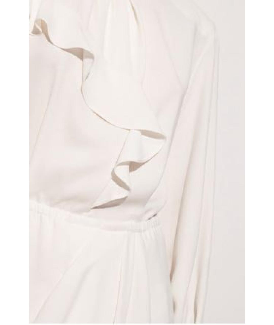 IRO Белое полиэстеровое повседневное платье, фото 4