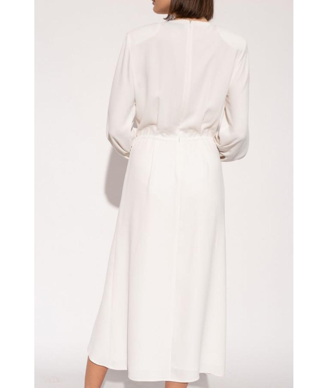 IRO Белое полиэстеровое повседневное платье, фото 2