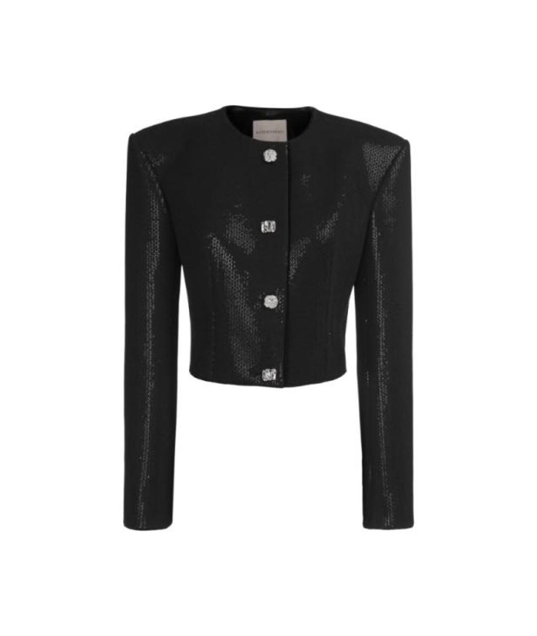 AUTENTIMENTS Черный бархатный жакет/пиджак, фото 1