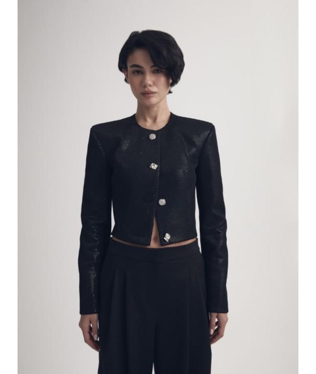 AUTENTIMENTS Черный бархатный жакет/пиджак, фото 7