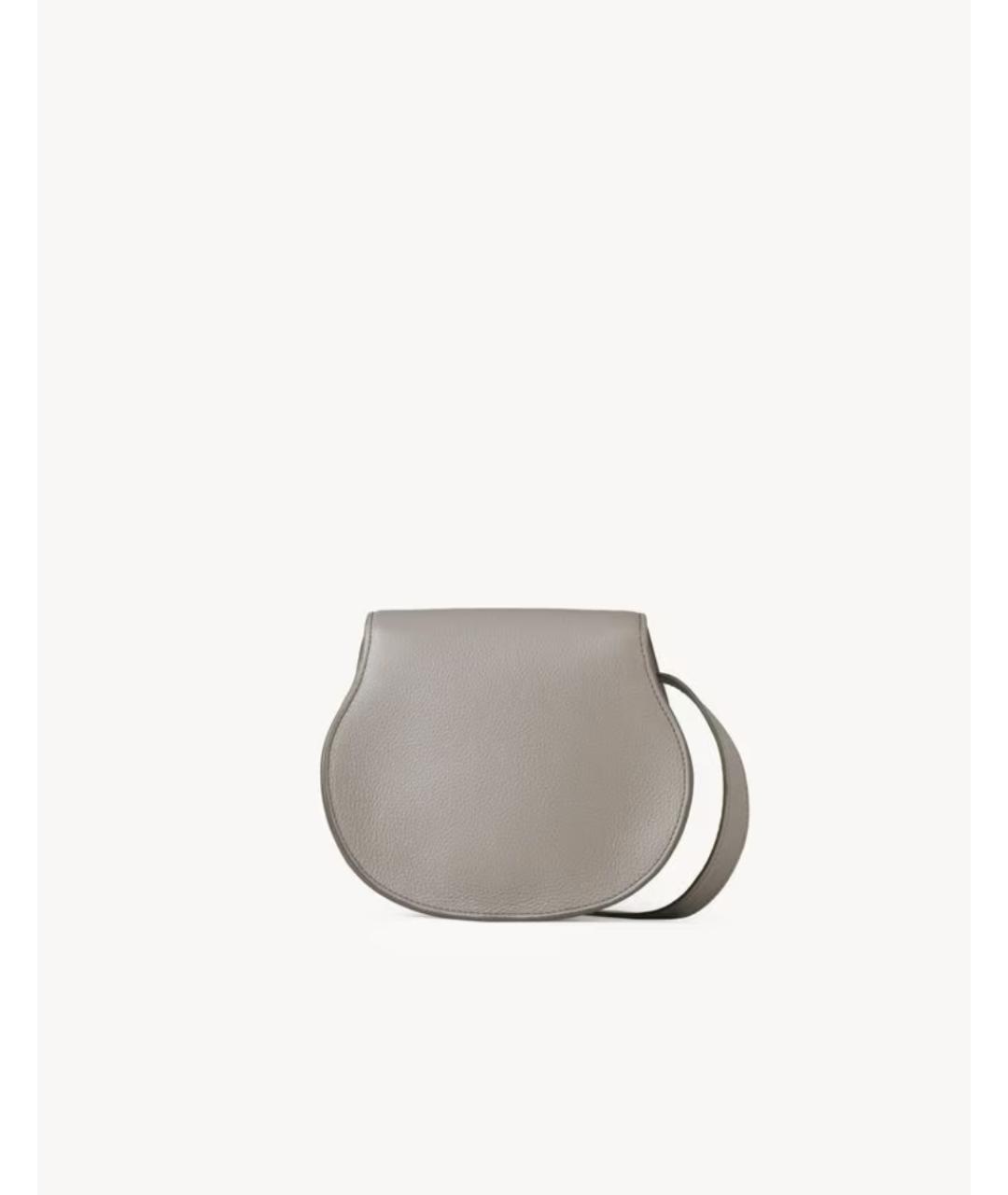 CHLOE Серая кожаная сумка через плечо, фото 4